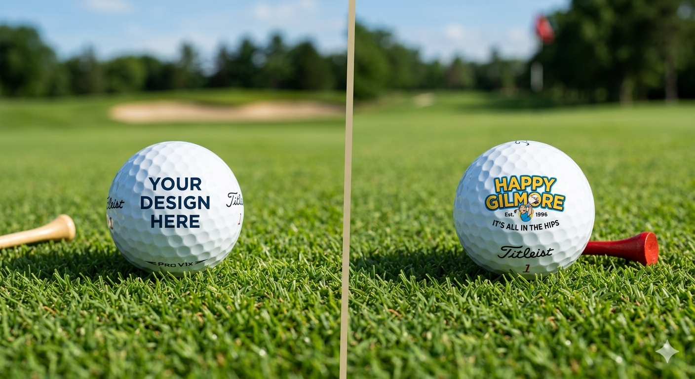 Custom UV-Printed Golf Balls — Set of 12 | Personalized Your Way