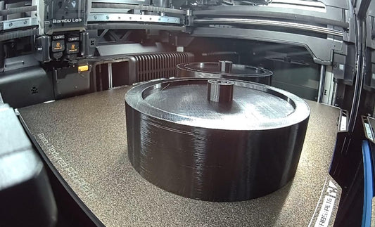 3D Printed Silent Partner Pickleball Wheels For Tennis Machine (Two Wheels)